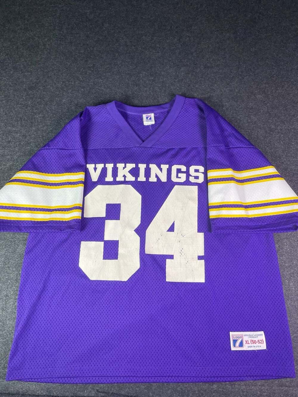 Logo 7 Minnesota Vikings Jersey Size XL (50-52)